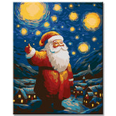 Santa Claus - painting by numbers